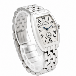 Franck Muller Cintree Curvex 25mm x 35mm White Dial Watch